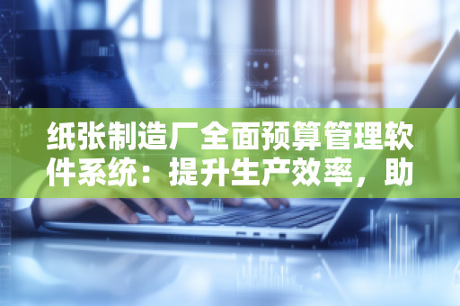 纸张制造厂全面预算管理软件系统：提升生产效率，助力企业智能化管理