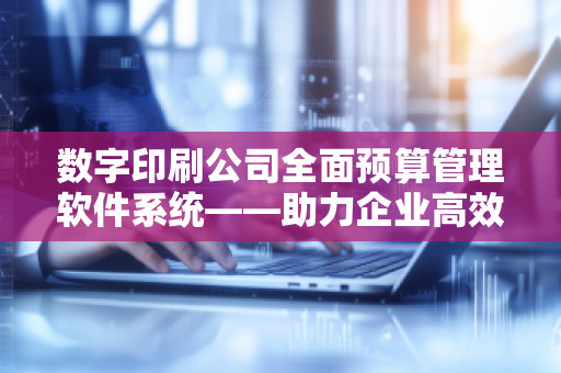 数字印刷公司全面预算管理软件系统——助力企业高效规划与成本管控